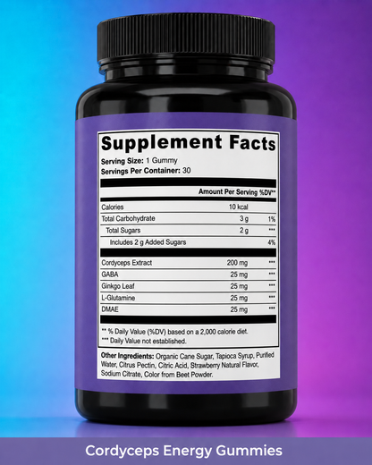 Cordyceps Energy Gummies